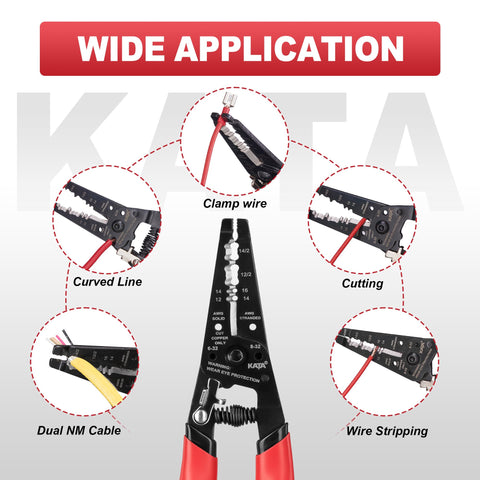 KATA multi-function plier for cutting and crimping tasks