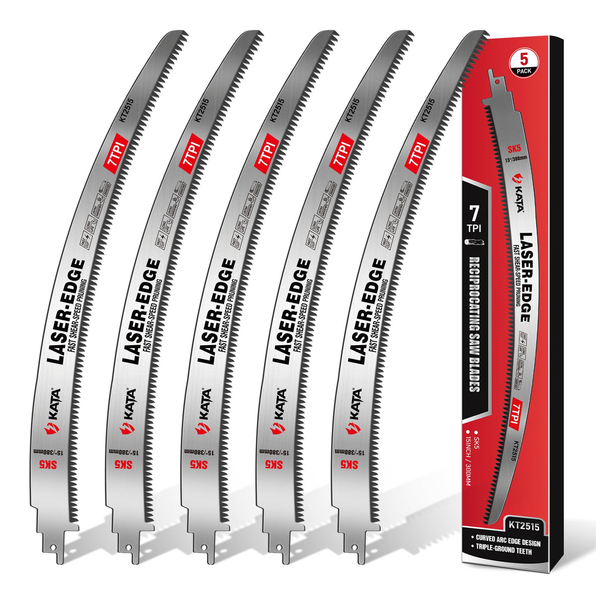 KATA wood pruning blade arc-edge 15in for fast, clean cuts