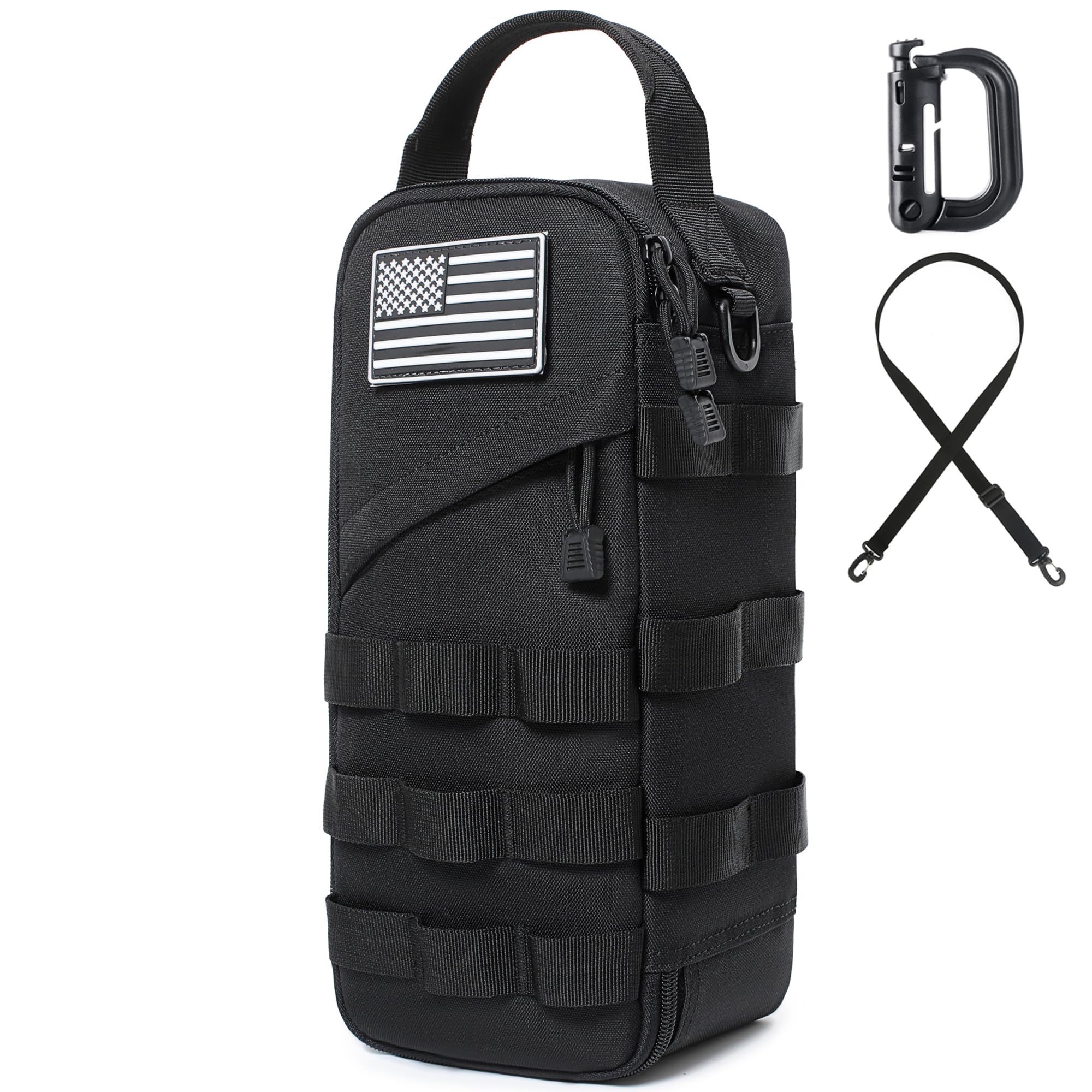 Katadem 12-inch tool bag showing the main compartment for organized storage.
