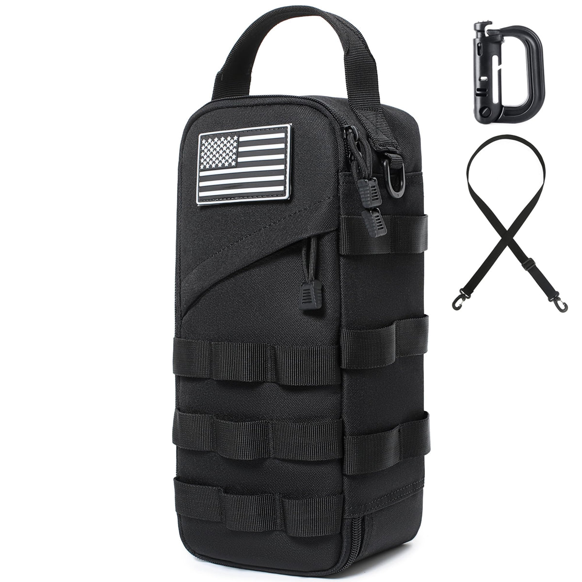 Katadem 12-inch tool bag showing the main compartment for organized storage.