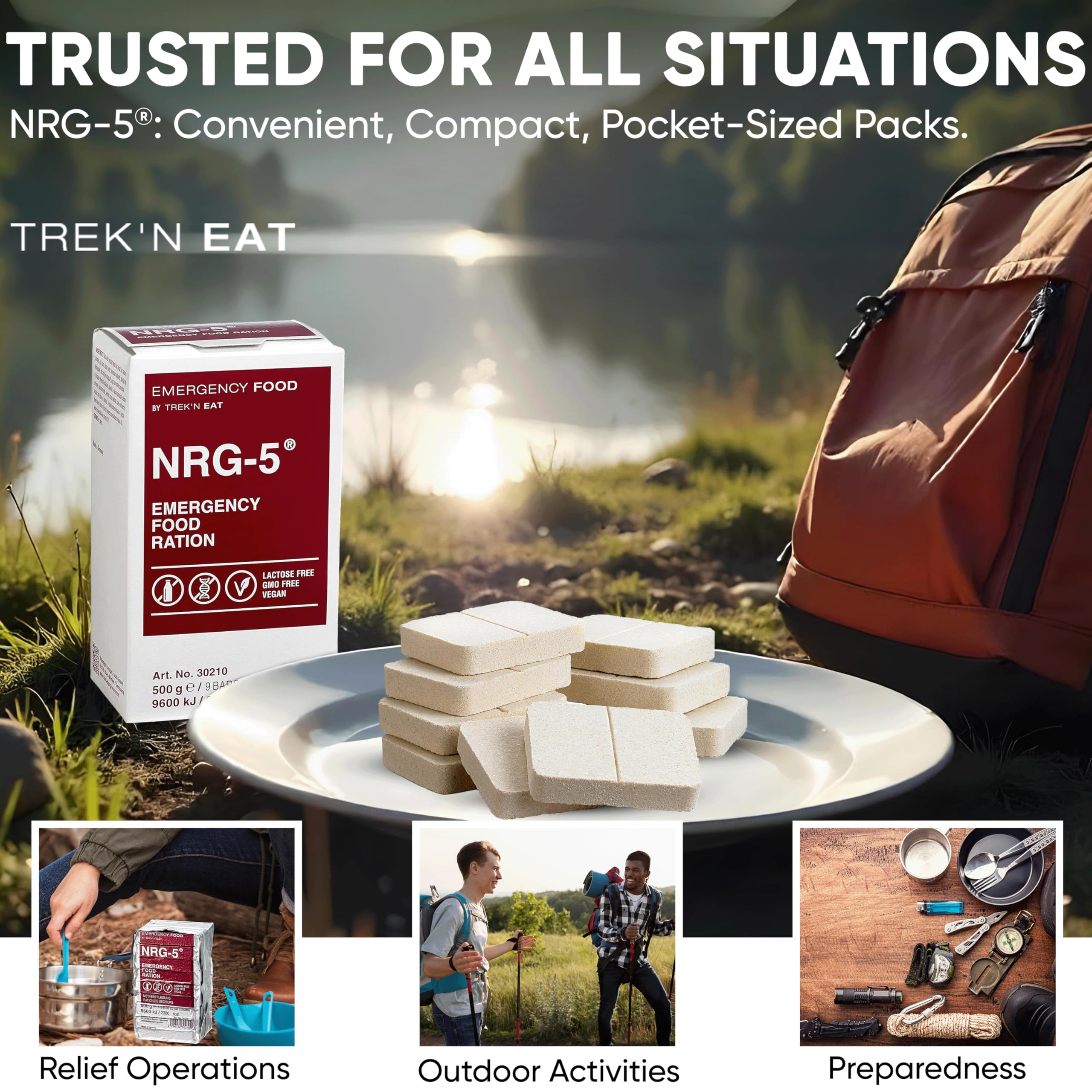Katadyn NRG-5 ready-to-eat bars for meals without cooking.