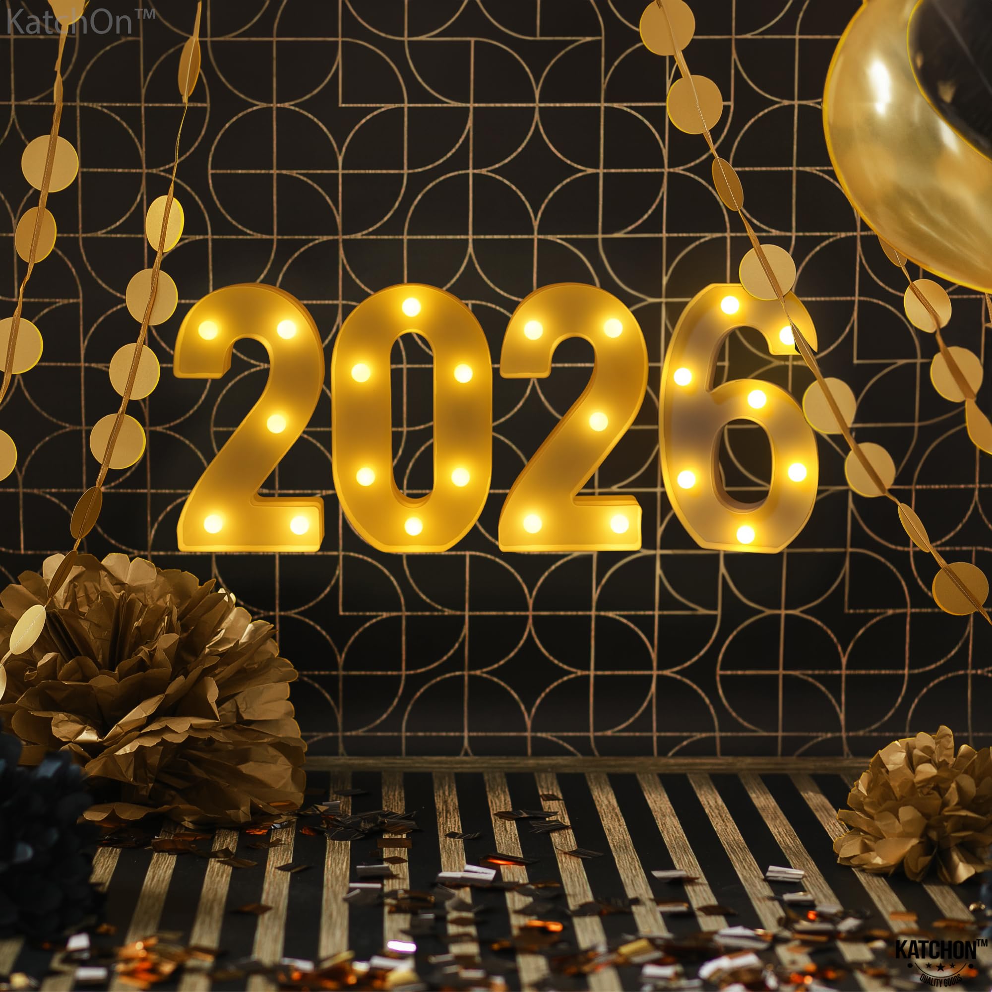 KatchOn premium materials 2026 sign ensures durable, reusable décor.