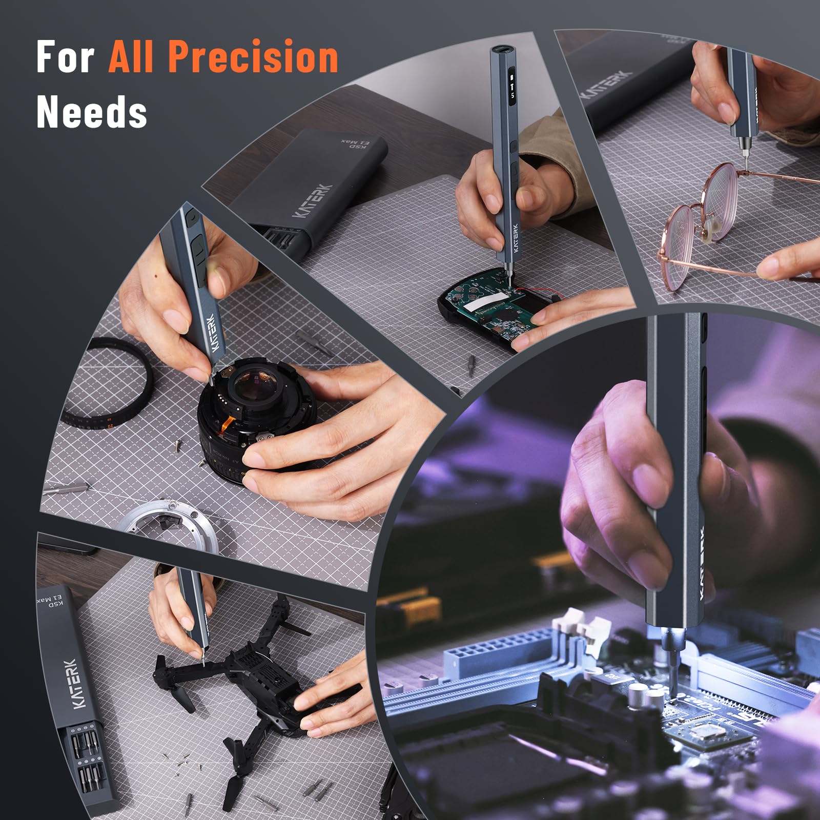 Katerk electronics repair kit ready for on-the-go fixes