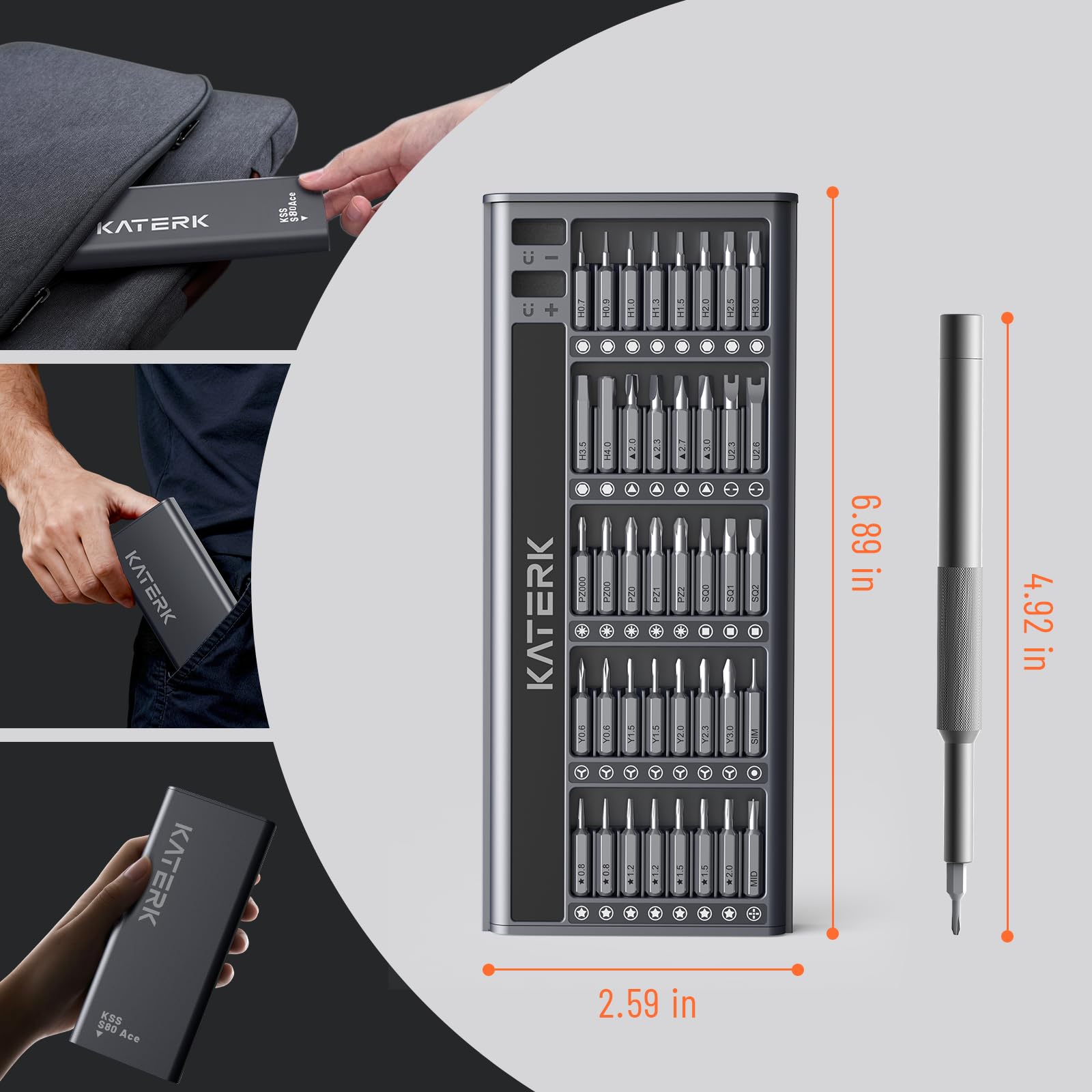 Katerk portable sturdy case keeps tools secure during transport