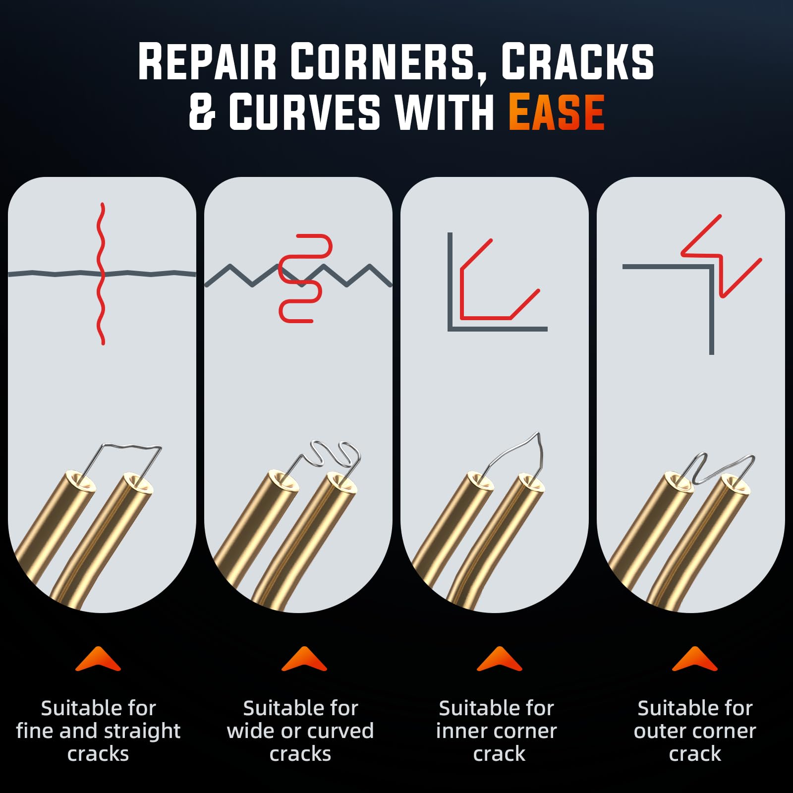 Katerk welder offers three temperature presets for precise control.