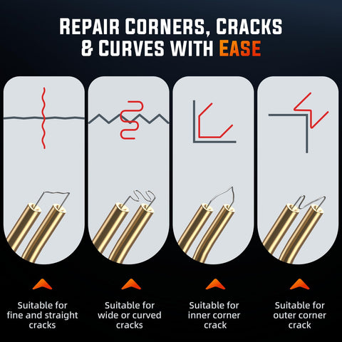 Katerk welder offers three temperature presets for precise control.