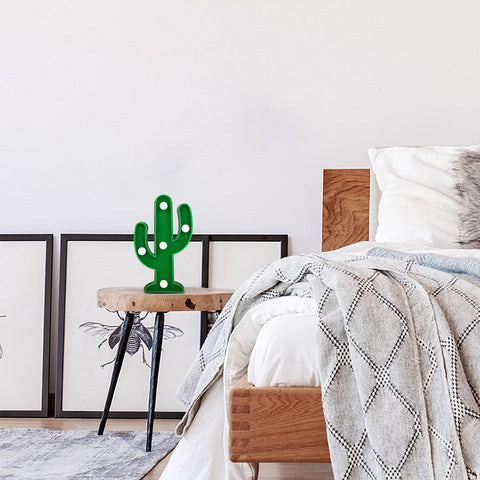 Kathfly cactus light garden decor casts subtle outdoor glow.