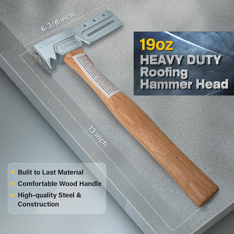 Kathleno magnetic roofing hatchet sliding gauge for fast on-site measurements