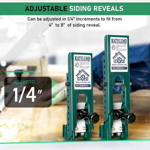 Kathleno siding tool polycarbonate body resists scratches for smooth installations