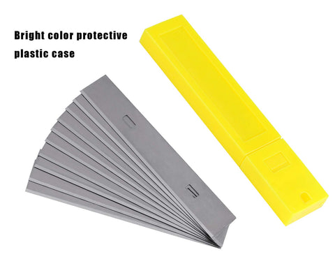 Kattool scraper blade showing two fixing holes for secure attachment.