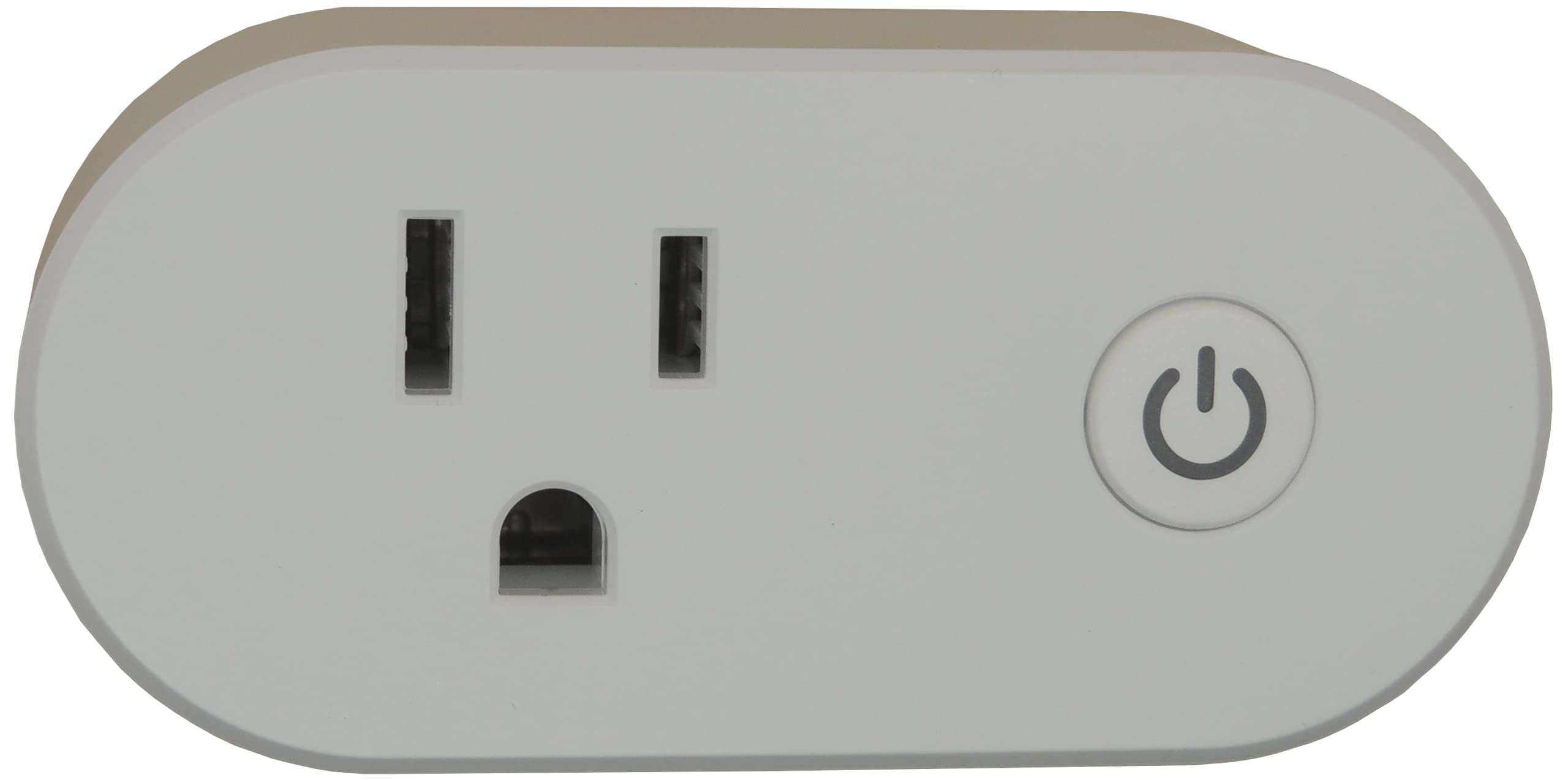 KAUF Power Monitoring Smart Plug setup showing quick install and local control.