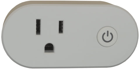 KAUF Power Monitoring Smart Plug setup showing quick install and local control.