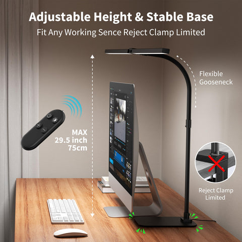 Kaulsoue Desk Lamp Architect flicker-free, glare-minimized illumination