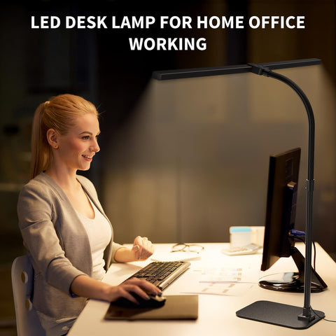 Kaulsoue Desk Lamp Architect gooseneck flexibility for precise task lighting