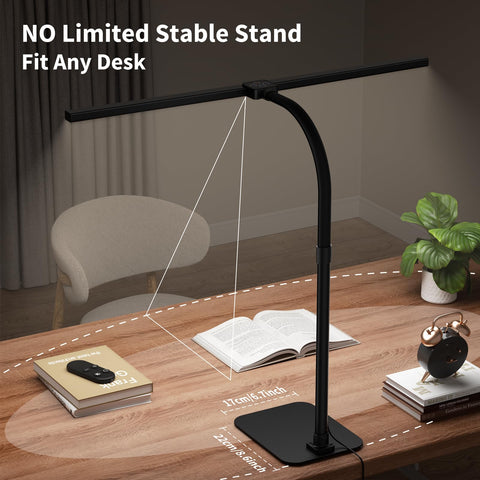 Kaulsoue Desk Lamp Architect wide workspace coverage reduces eye strain