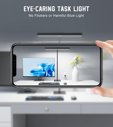 Kaulsoue 120-LED beads provide uniform brightness across the desk.