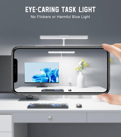 Kaulsoue LED Desk Lamp 120 LED beads deliver bright, even illumination.