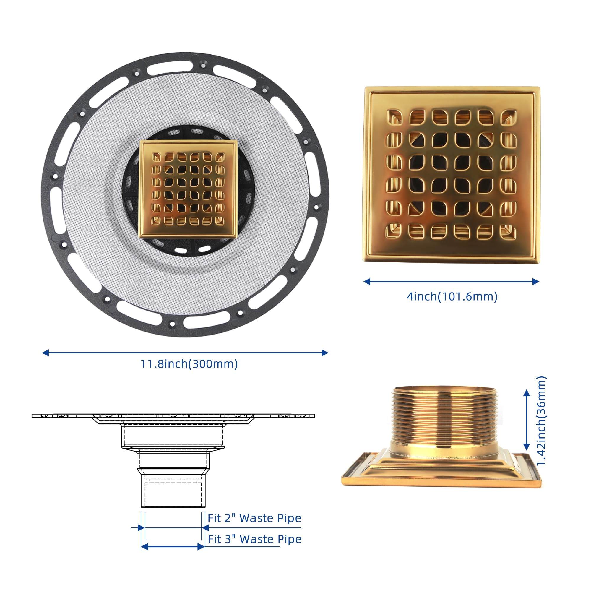 Kauwm bonding flange ensures strong mortar adhesion and reliable waterproof sealing