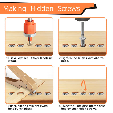 Kauwm durable HSS countersink bits for wood and PVC drilling