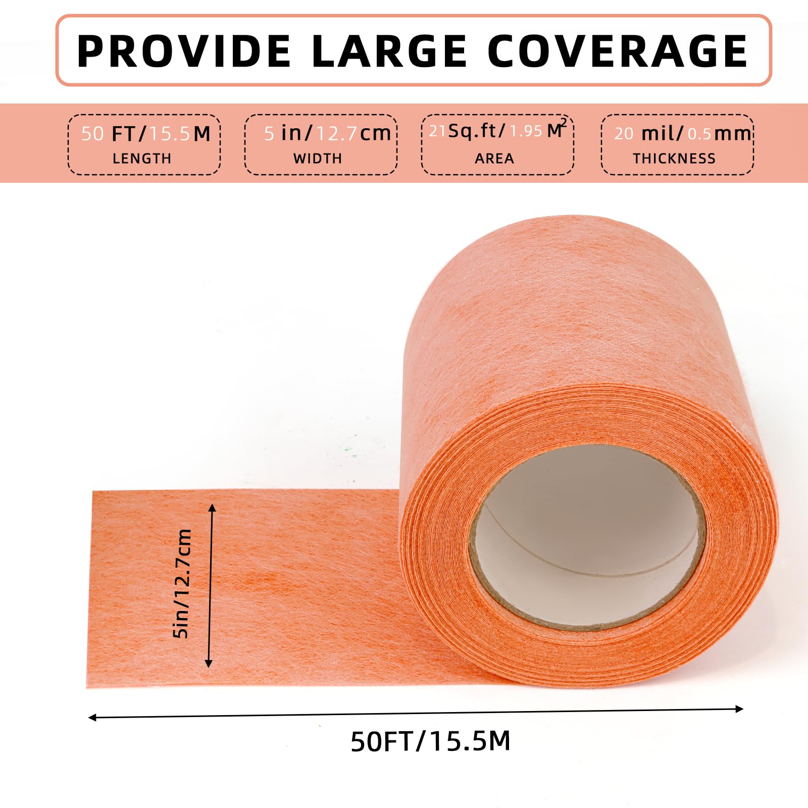 Kauwm waterproof membrane cut-to-fit demonstrates flexible installation.