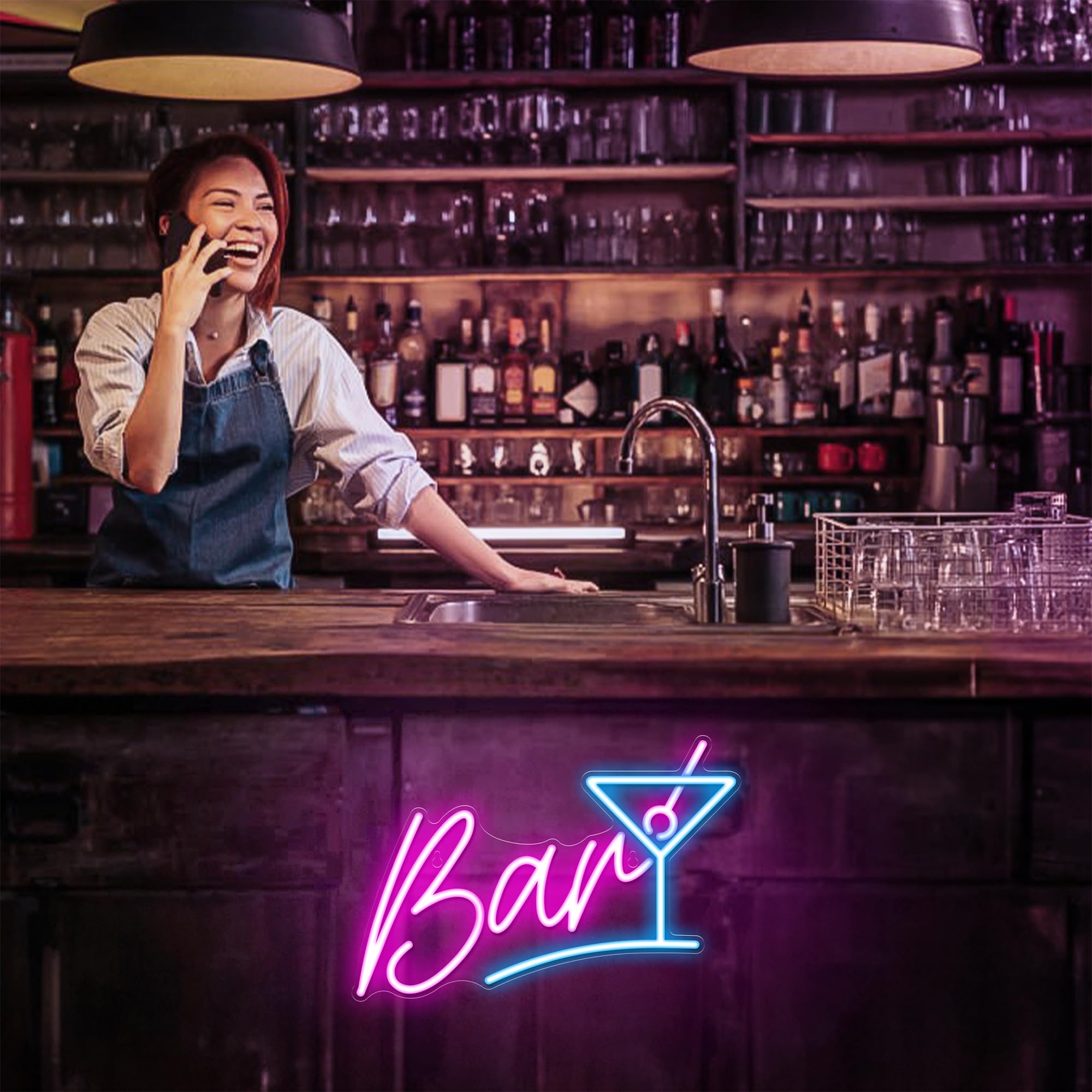 Kavaas Bar Neon Sign durable LED tubes designed for long-lasting use.