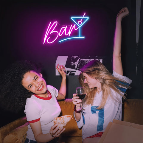 Kavaas Bar Neon Sign ideal for man cave or pub-style ambiance.