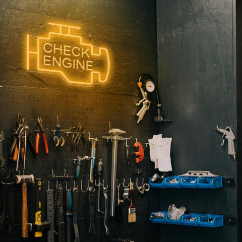 Kavaas clear backboard hanging neon sign easy to install in any space