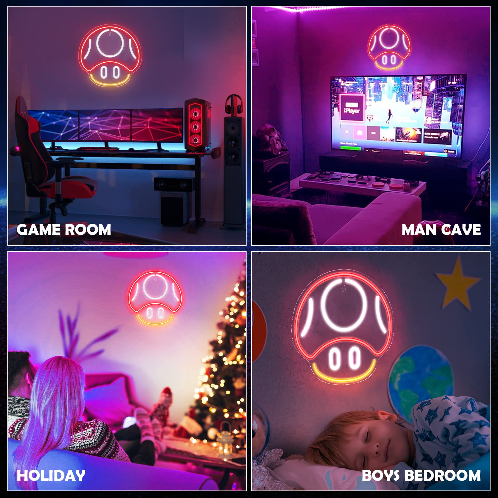 Kavaas Neon gaming sign a fun focal point for desks