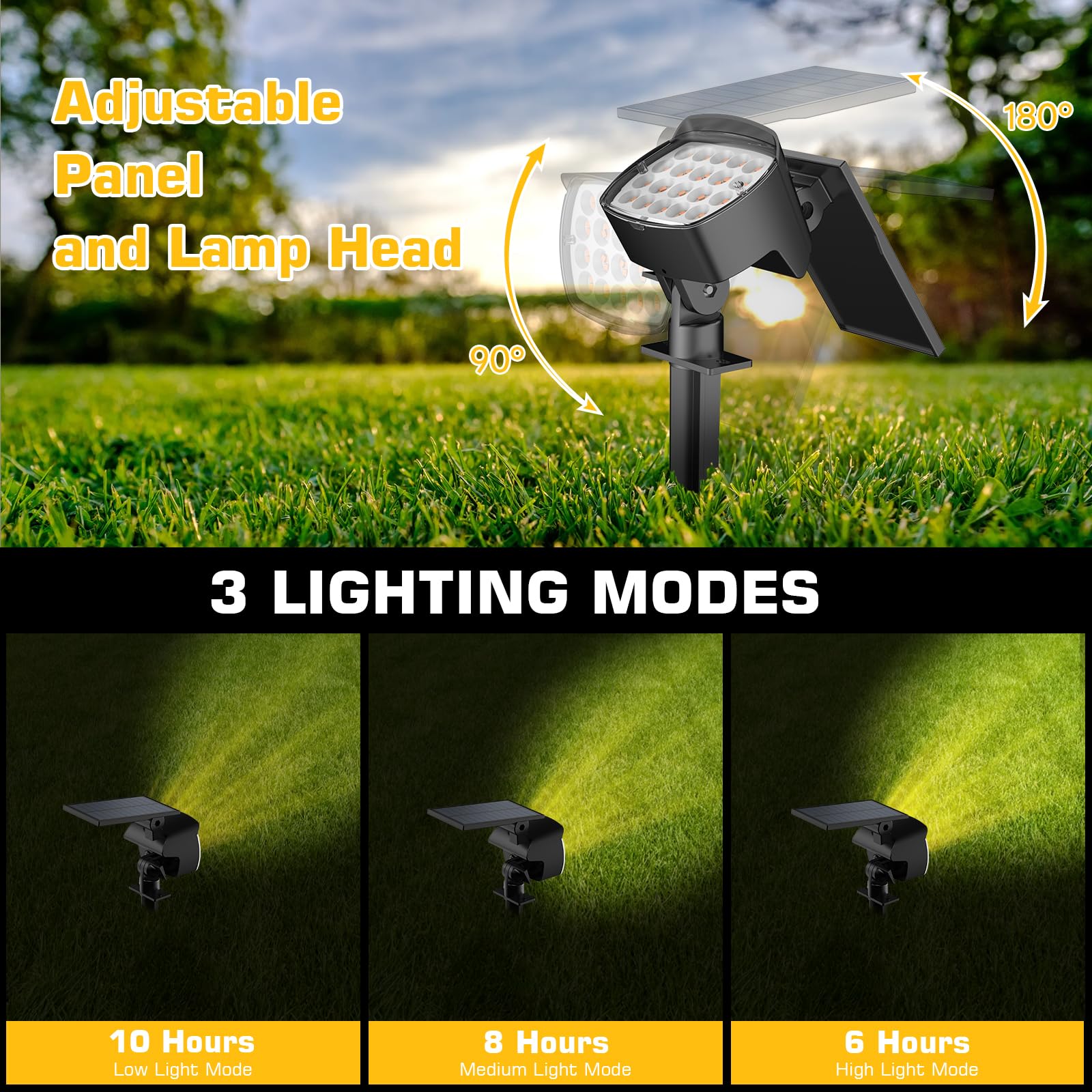 Kaxiida ground stake installation shows easy setup for paths and yards.