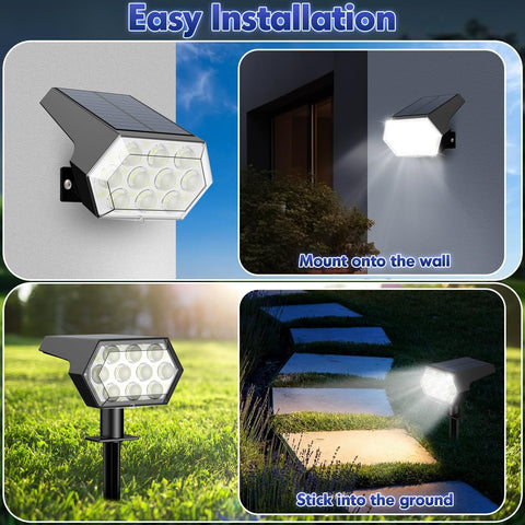 Kaxiida 2 in 1 installation with spike and wall bracket