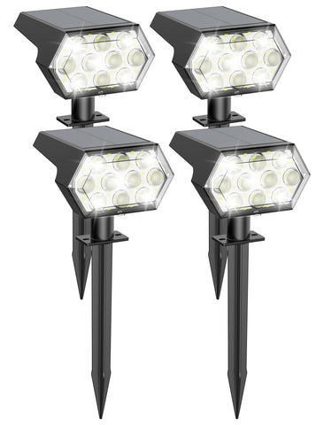 Kaxiida solar lights IP68 waterproof for year round outdoor use