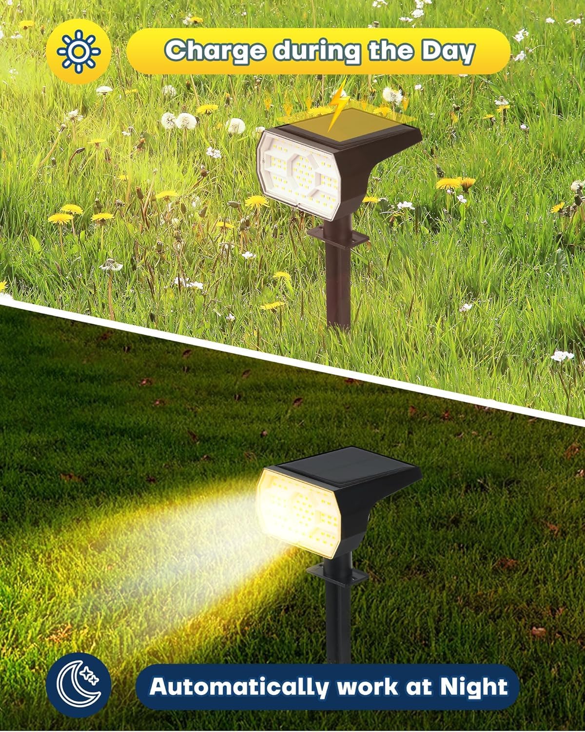 Kaxiida patio garden light providing warm ambient glow