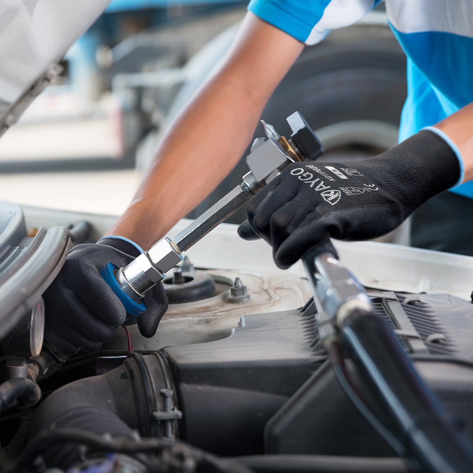 KAYGO general-duty gloves ideal for DIY and auto repairs, enhancing control.