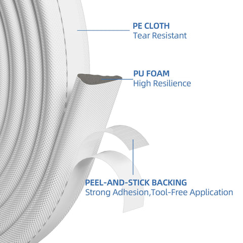 KAYLEINSTER door seal suitable for entry and sliding doors.