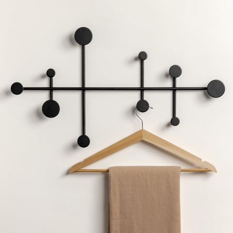 Kazai Sval wall wardrobe front view shows minimalist, space-saving design for entryways.