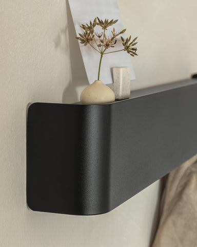 Secure wall-mount hardware included for Kazai Tone coat rack.
