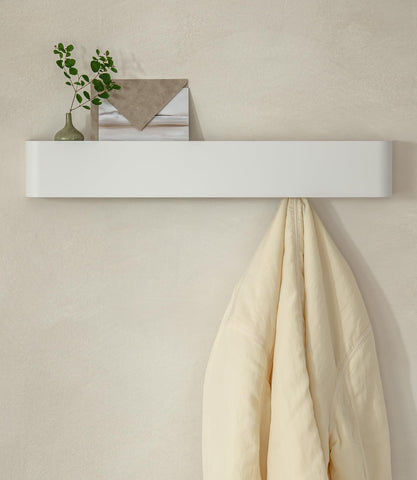 Kazai Tone wall mount coat rack saves space in entryways