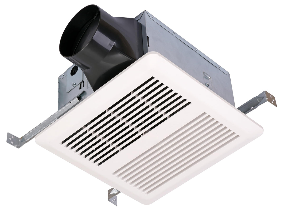 KAZE SNP100 front view shows a compact bathroom fan ideal for small spaces