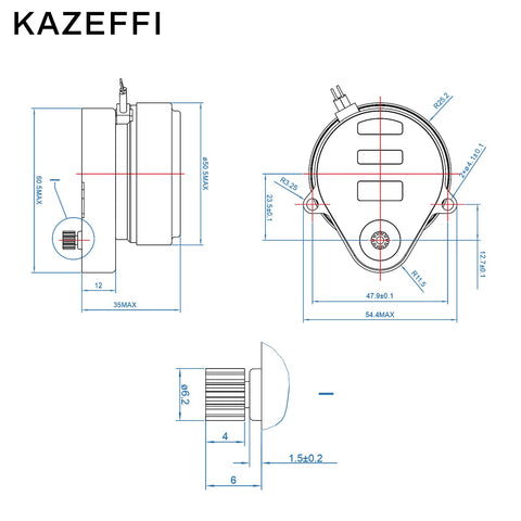 KAZEFFI motor built for 100k cycles of reliable service
