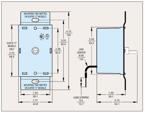 KB Electronics 8811007 installation view illustrating safe wiring and direct-drive cooling setup