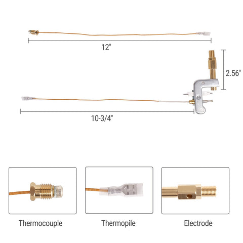 KBZ F273401 pilot assembly for MH18B compatible with larger Buddy heaters.