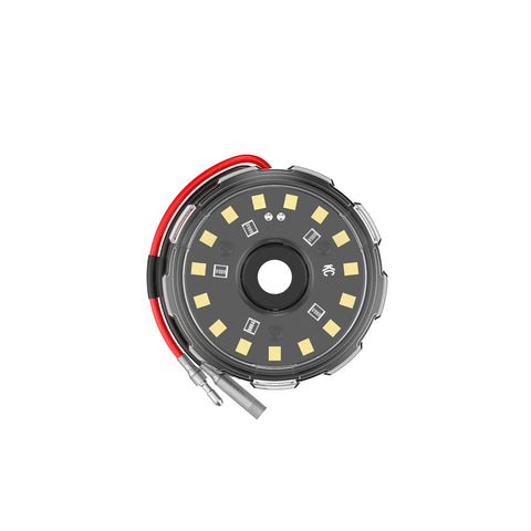 KC Cyclone V2 LED clear lens front view for compact 5W flood lighting.