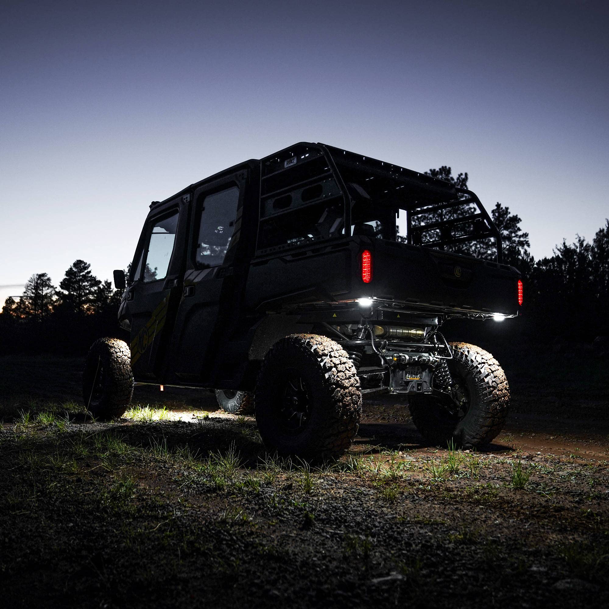 KC Cyclone V2 LED engine bay flood beam is crisp.