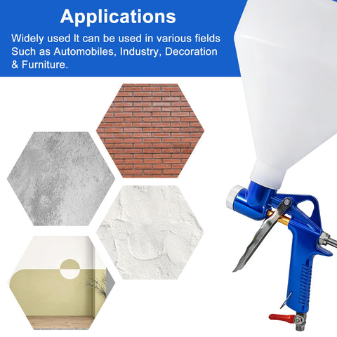 KCNKCN spray gun nozzles 3-pack enabling versatile textures