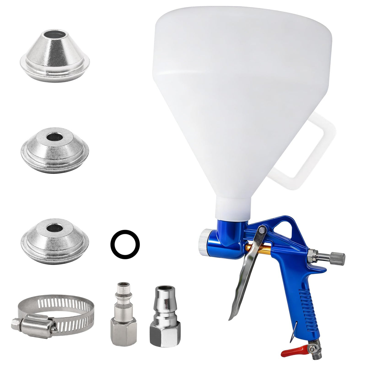 KCNKCN texture sprayer assembly showing durable components for easy setup