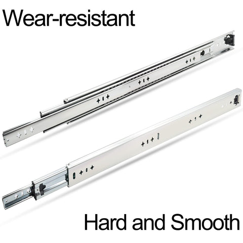 KCOLVSION drawer slide with 260 lb capacity per pair supports sturdy drawers