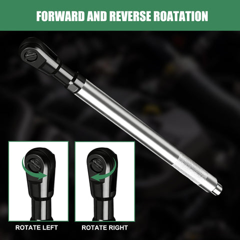 KCTXIPE offset extension wrench five adapters enable flexible coupling for multiple tasks
