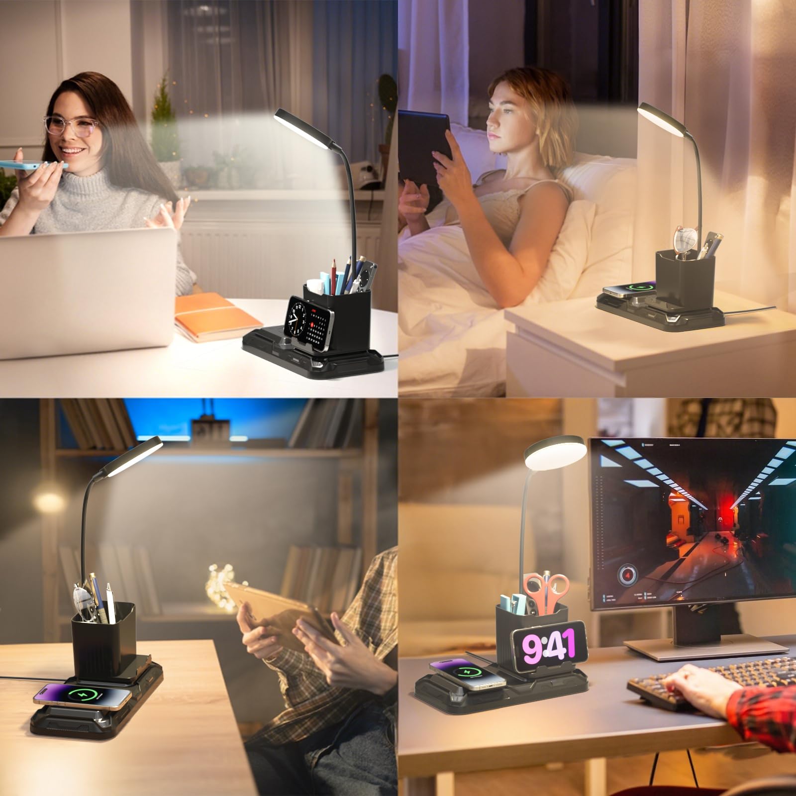 KDD compact dorm desk lamp fits small spaces.