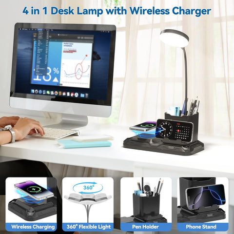 KDD dimmable white and warm light for focused work or relaxing evenings.