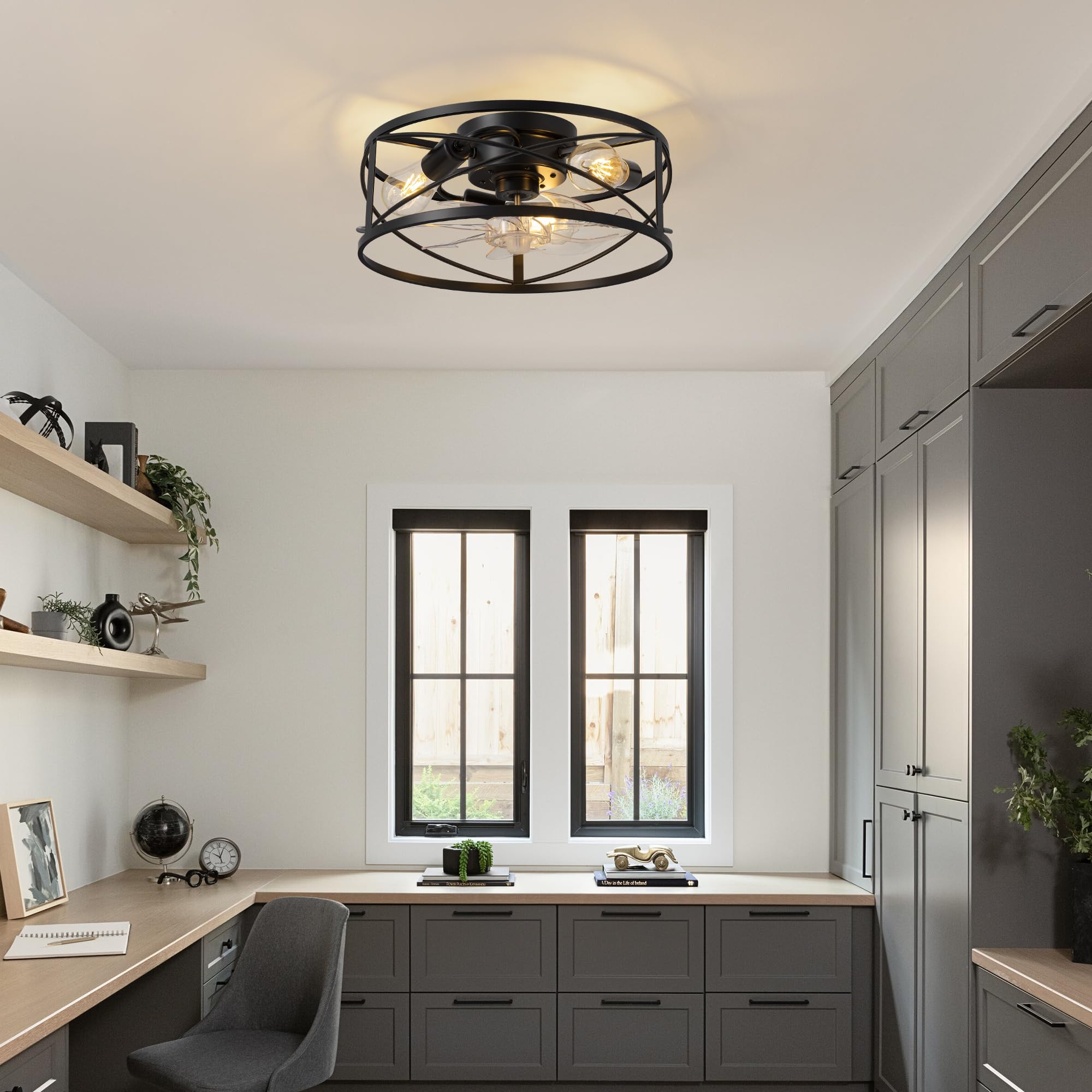 KDG dining room setup highlighting vintage aesthetic and cooling.
